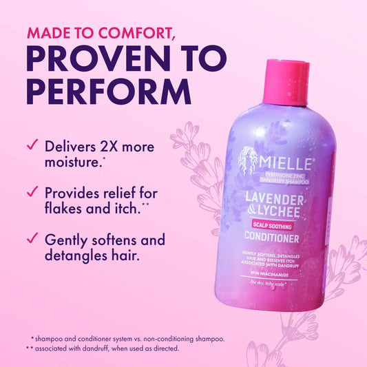 Mielle Organics Lavender & Lychee Scalp Soothing Conditioner - 12 fl oz